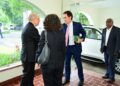 Embajadora de España visita al ex presidente Danilo Medina