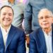 Danilo Medina y Johnny Pujols