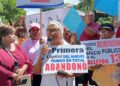 Comunitarios de Villa Duarte realizan protesta pacífica para exigir soluciones a sus problemáticas