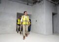 Ito Bisonó supervisa construcción del Hospital de Nisibón