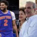 Karl-Anthony Towns y Luis Abinader