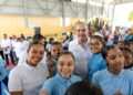 Presidente Abinader inaugura techado multiuso escolar en Duvergé