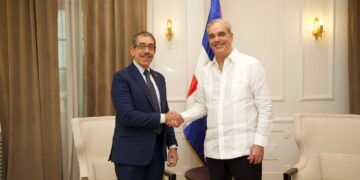 Luis Abinader y Jorge Asjana David