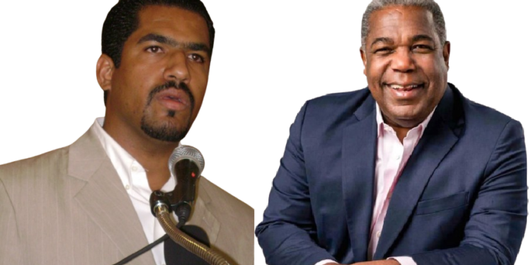 Michel Dicent y Tony Peña Guaba