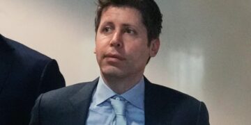 am Altman llega al Tribunal Federal de Distrito en Oakland, California, el 30 de abril de 2026. (AP Foto/Godofredo A. Vásquez, Archivo)