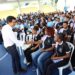 Wellington Arnaud socializa con estudiantes y fuerzas vivas de Boca Chica