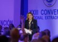 Carolina Mejía resalta madurez política del PRM, partido convoca convención para el 9 de agosto y elegirá autoridades por dos años
