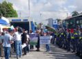 Maestros Pensionados y Jubilados Realizan Piquete Frente al Inabima