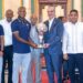 Presidente Abinader recibe en el Palacio Nacional al Salcedo Fútbol Club