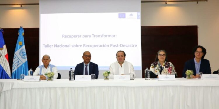 RD impulsa marco de recuperación post desastre para fortalecer resiliencia ante desastres