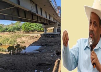 Santiago Riverón advierte posible tragedia por deterioro de puente fronterizo
