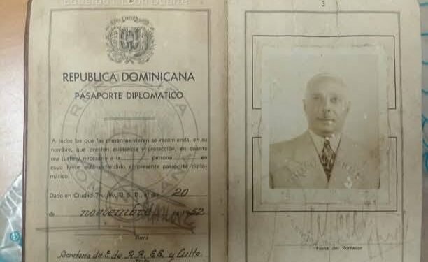 El pasaporte de Trujillo. Una pieza histórica