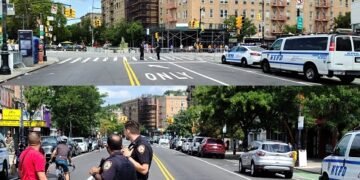 700 Policías en el Alto Manhattan por advertencia “Dominican Dyckman, Parte 3″ tomar calle Dyckman