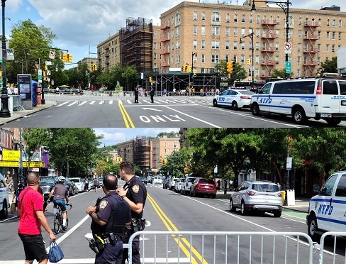 700 Policías en el Alto Manhattan por advertencia “Dominican Dyckman, Parte 3″ tomar calle Dyckman