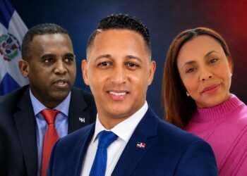 Luis Columna, William Reynoso y Nirka de la Rosa