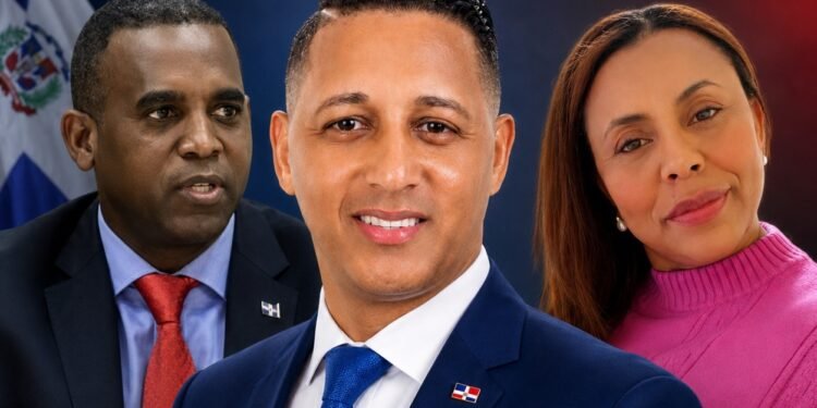 Luis Columna, William Reynoso y Nirka de la Rosa