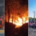 Fuerte incendio afecta vertedero de Cancino Adentro en SDE