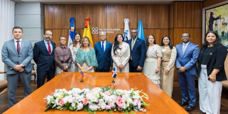 MP de RD y Fiscalía General de Colombia fortalecen cooperación contra crimen organizado