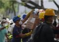 Aparentes signos de vida en edificios colapsados tras terremoto en Colombia