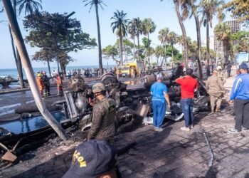 Accidente con tanquero de combustible deja dos muertos en la avenida George Washington