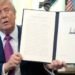 Trump firma una orden que cambia el nombre del lago Ontario a «Lago América» ​​en los Estados Unidos