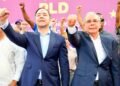 Danilo Medina y Johnny Pujols