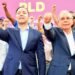 Danilo Medina y Johnny Pujols