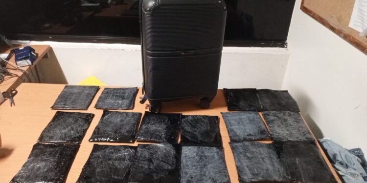 DNCD arresta mujer con 5 kilos de droga en el AILA