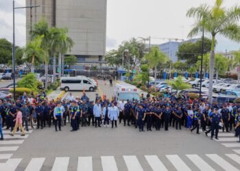 PN evacúa en tres minutos a 1,464 agentes durante simulacro de terremoto