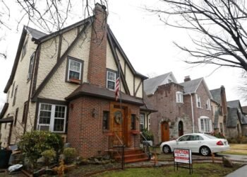 La casa de la infancia del presidente Donald Trump