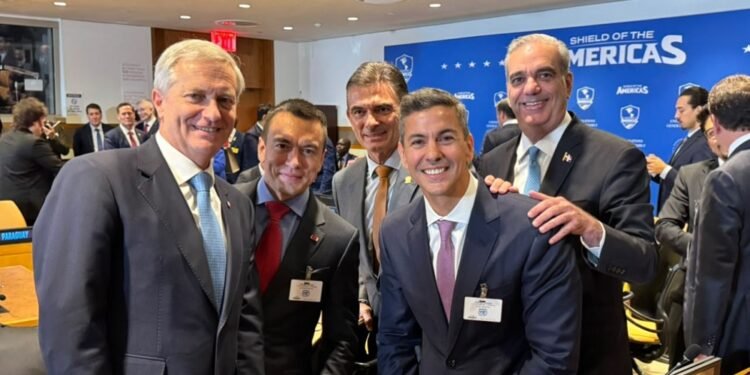 Abinader participa junto a otros mandatarios en la iniciativa Escudo de las Américas, encabezado por Donald Trump
