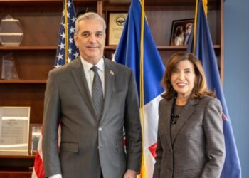 Presidente Luis Abinader y gobernadora Hochul