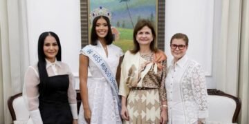 La vicepresidenta felicita a Joheirry Mola tras hacer historia como Miss Mundo 2026