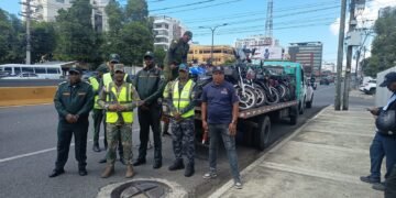 INTRANT y DIGESETT fiscalizan 158 motociclistas en dos días por violaciones a Ley de Tránsito