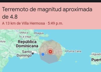 Osiris de León : Dos fuertes temblores de magnitud 5.6 y 4.8 sacudierón la República Dominicana este domingo