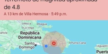 Osiris de León : Dos fuertes temblores de magnitud 5.6 y 4.8 sacudierón la República Dominicana este domingo