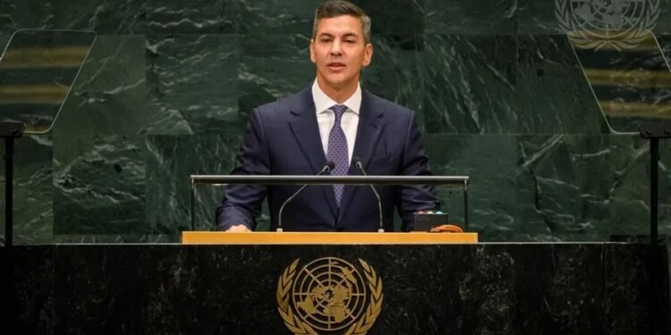 Santiago Peña pide ante la ONU elecciones libres para Venezuela, Cuba, Nicaragua y Haití