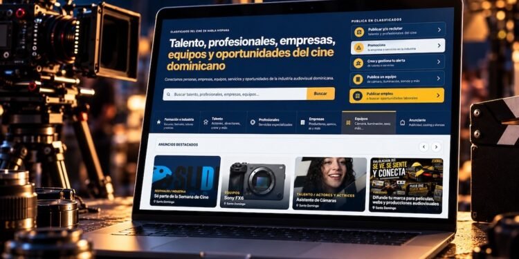 Clasificados de Cine conectará talentos, empresas y oportunidades de la industria audiovisual dominicana