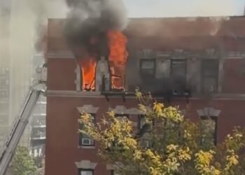 Incendio en Alto Manhattan deja seis heridos; presuntamente son dominicanos