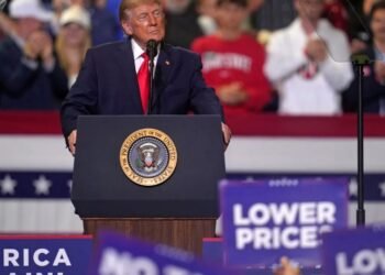 Video: Trump se burla de manifestante que lo interrumpió durante un mitin electoral en Ohio