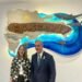 Abinader inaugura Salón Dominicano en la FAO con obra de Victoria Thomen
