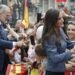 Los reyes causan euforia popular durante su llegada a Ceuta